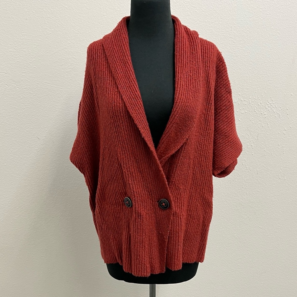 Cabi two button poncho